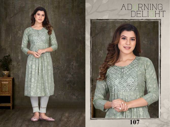 Beauty Queen Sequence 1 Designer Fancy Ethnic Wear Kurti Collection